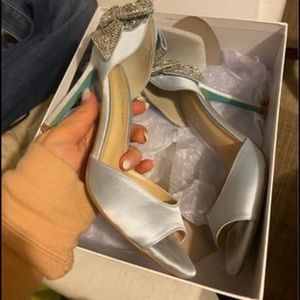 “Something Blue” Wedding Heels